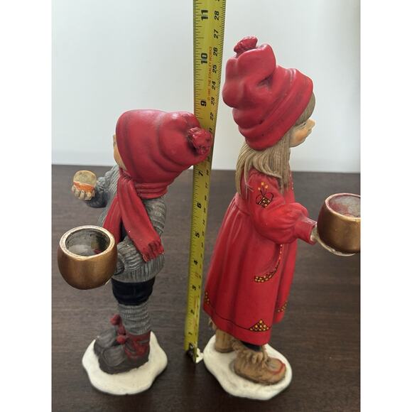 Carl Larsson Britta Apple Girl & Brother Candle Holder Candy Designs Norway - Picture 12 of 16